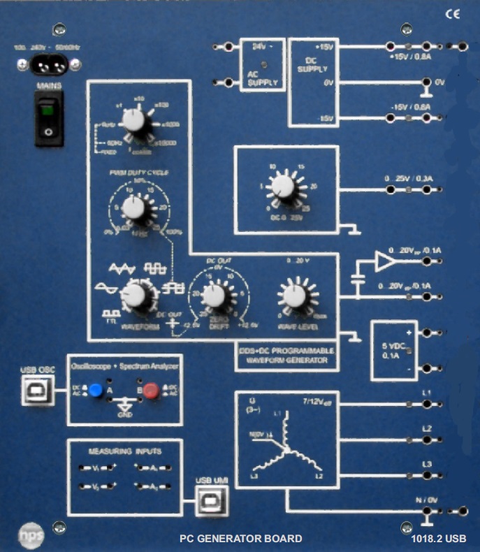 USB - PC GENERATOR BOARD Typ 1018.2