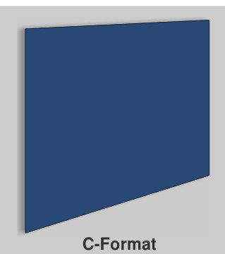 Leerplatte, C-Format