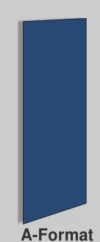Leerplatte, A-Format