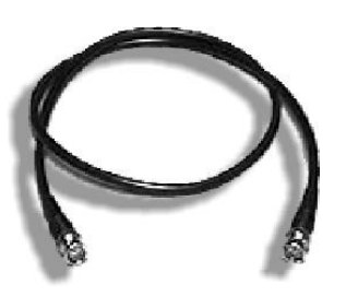 Verbindungsleitungen (BNC / zwei 4-mm-Stecker)